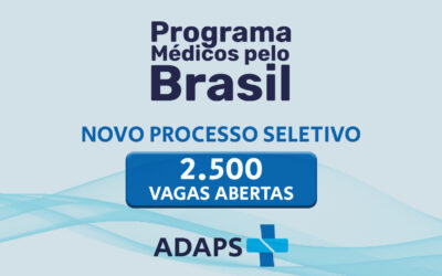 Programa Médicos pelo Brasil tem novo processo seletivo com um total de 2.500 vagas abertas
