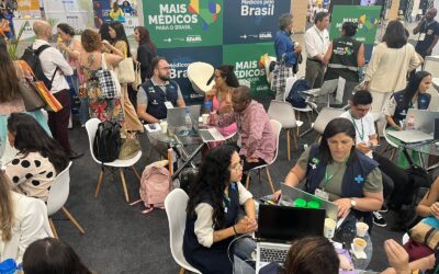 17º Congresso de Medicina de Família e Comunidade: mais de 100 médicos do PMpB foram atendidos presencialmente pela Agência no 1º dia do encontro