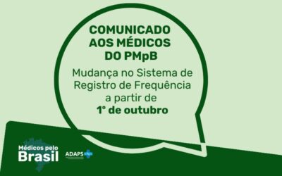 Uso da Plataforma Sênior para registro de frequência dos médicos do PMpB será descontinuado a partir de 1 de outubro