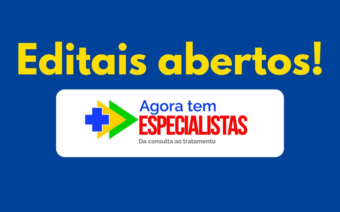 AgSUS abre credenciamento para contratação para o Agora Tem especialistas