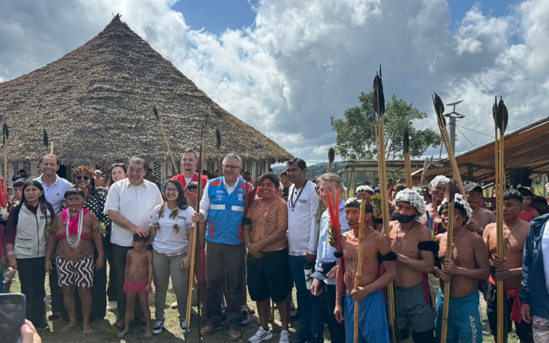 AgSUS viabiliza estrutura inédita do novo Centro de Referência de Saúde Indígena no Território Yanomami