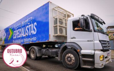 Outubro Rosa: carretas do Agora Tem Especialistas levarão atendimento a 42,5 mil mulheres de 28 cidades